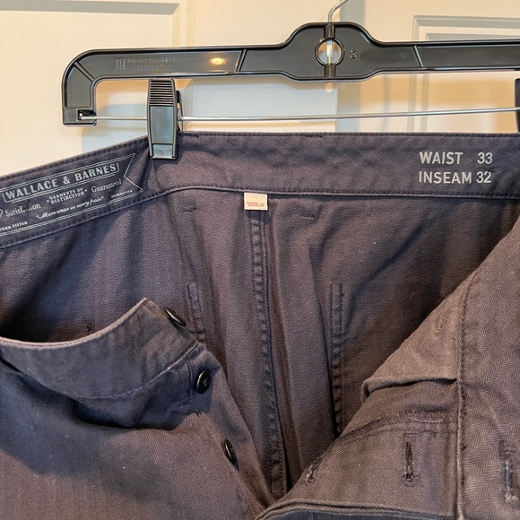 J.Crew Wallace & Barnes herringbone worker pant - Picture 3 of 4